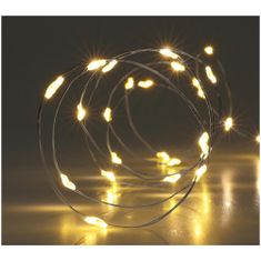 EDANTI Bleskové Drôtové Svetlá 100 Led Batériové Napájanie Vianočná Dekorácia Teplá Biela 495 Cm