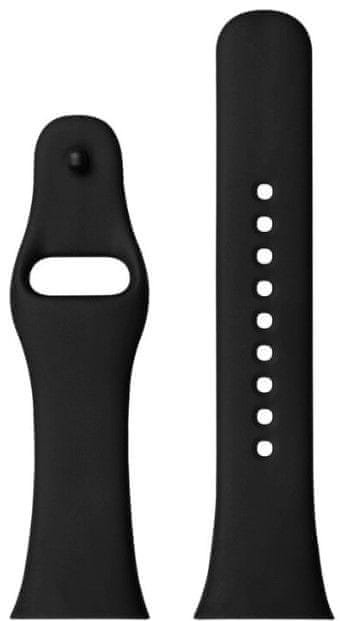 FIXED Silikónový remienok Silicone Strap pre Xiaomi Redmi Watch 3, čierny, FIXSSTB-1175-BK