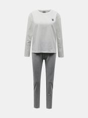 FILA Bielo-šedé dámske pyžamo FILA XS