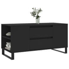 Vidaxl Konferenčný stolík čierny 102x44,5x50 cm kompozitné drevo