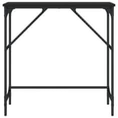 Vidaxl Konzolový stolík čierny 75x32x75 cm kompozitné drevo