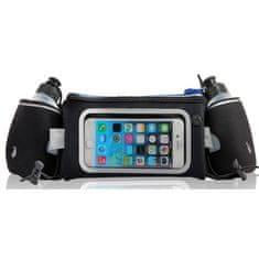 Northix Cvičebný pás – smartfón a fľaše na vodu 