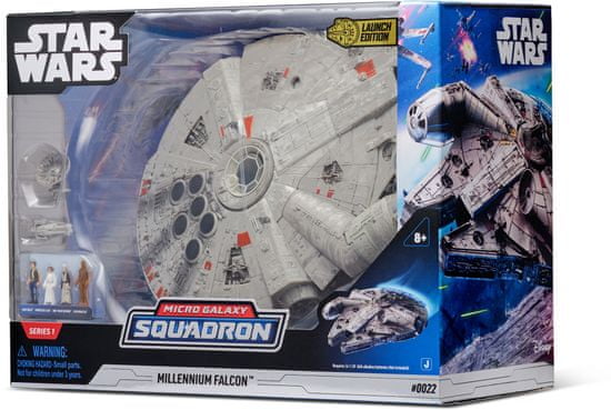 Star Wars Micro Galaxy Squadron s 23 cm figúrkou vozidla - Millenium Falcon