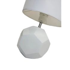 Northix Štýlová stolná lampa - biela - E27 