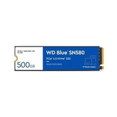 WD BLUE SSD NVMe 500GB PCIe SN580, Gen4, (R:4000, W:3600MB/s)