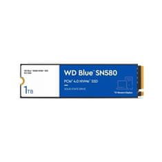 WD BLUE SSD NVMe 1TB PCIe SN580, Gen4, (R:4150, W:4150MB/s)