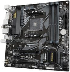 GIGABYTE B550M DS3H AC / AMD B550 / AM4 / 4x DDR4 / 2x M.2 / DVI-D / HDMI / WiFi / mATX