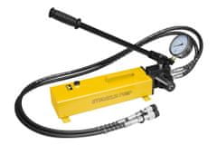 Genborx Ručná hydraulická pumpa dvojrýchlostná, tlak 20 bar, s tlakomerom, 2 hadice - HHB-700S