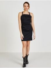 Calvin Klein Čierne dámske púzdrové šaty s odhaleným chrbtom Calvin Klein S