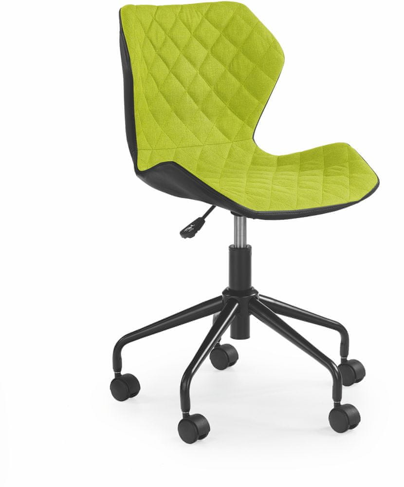 Halmar Detská stoličky Matrix, čierna / zelená