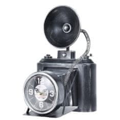 ModernHome Stojanové hodiny s fotoaparátom vo vintage štýle