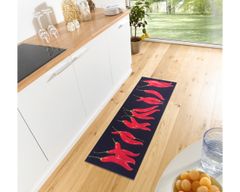 Hanse Home AKCIA: 50x150 cm Behúň Cook & Clean 105727 Black Red 50x150