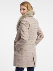 Orsay Béžový dámsky kabát s prímesou vlny 34