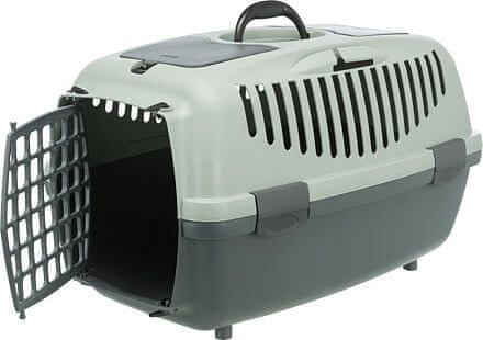 Trixie Be Eco Capri 3 transportní box, S: 40 x 38 x 61 cm, antracit/ šedo-zelená (max. 12kg)