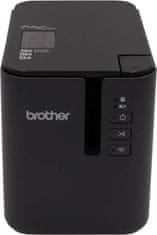 BROTHER tiskárna samolepících štítků PT-P900WC / 36mm / WiFi / USB / RS-232 / kufr