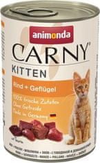 Animonda ANIMONDA konzerva CARNY Kitten - hovězí + drůbež 400g