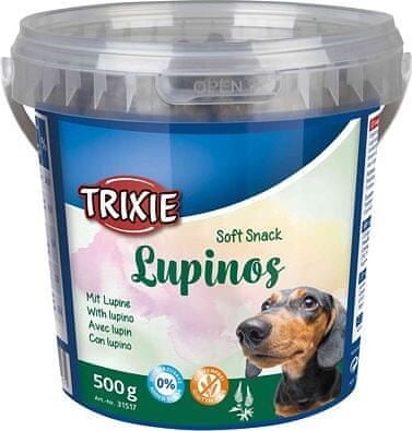 Trixie Soft Snack LUPINOS - bezlepkový snack, kyblík 500 g