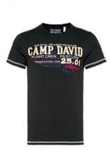 Camp David  Pánske Tričko krátky rukáv-CI Čierna XL