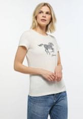 Mustang  Dámske tričko krátky rukáv Alexia C Print Biela L