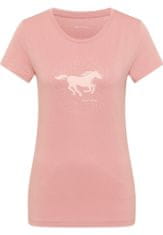 Mustang  Dámske tričko krátky rukáv Alexia C Print Ružová XS