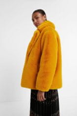Desigual  Dámsky kabát CHAQ SEREN Žltá Zimná bunda M