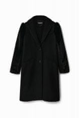 Desigual  Dámsky kabát Maravillas Čierna Kabát L