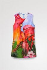 Desigual  Dámske šaty Parrots Multicolor XS Šaty