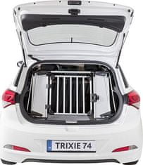 Trixie Univerzální zadní mřížka/mění kufr v přepravku 94 -114 x 69 x 53 cm, světlešedá/stříbrná
