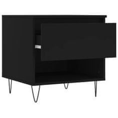 Vidaxl Konferenčný stolík čierny 50x46x50 cm kompozitné drevo