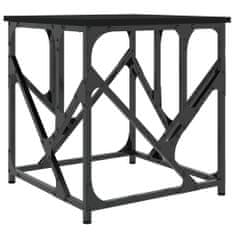 Vidaxl Konferenčný stolík čierny 45x45x47,5 cm kompozitné drevo