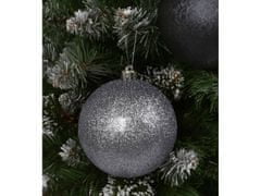 sarcia.eu Antracitové ozdoby na vianočný stromček, sada veľkých guľôčok, ozdoby na vianočný stromček 10 cm, 3 ks. 1 balik