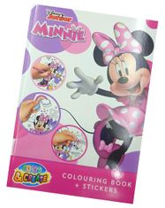 Disney Disney Maxi Omaľovánky s nálepkami - Minnie Mouse