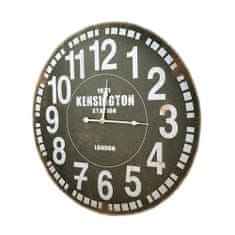 ModernHome Retro nástenné hodiny v čiernej farbe 60