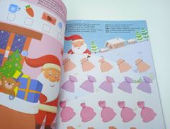 EXCELLENT Vianočná kniha plná úloh - Santa