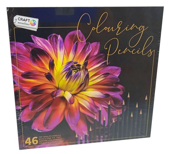 EXCELLENT Luxusné umelecké pastelky 46 ks - Kvetina