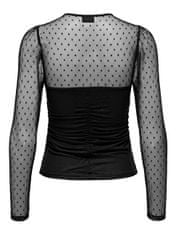 Jacqueline de Yong Dámske tričko JDYGABBY Regular Fit 15305356 Black (Veľkosť L)