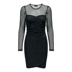 Jacqueline de Yong Dámske šaty JDYGABBY Regular Fit 15309493 Black (Veľkosť S)