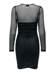 Jacqueline de Yong Dámske šaty JDYGABBY Regular Fit 15309493 Black (Veľkosť S)