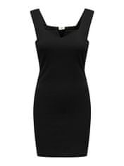 Jacqueline de Yong Dámske šaty JDYMEKKO Regular Fit 15309546 Black (Veľkosť S)