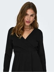 Jacqueline de Yong Dámske šaty JDYMEKKO Regular Fit 15309548 Black (Veľkosť S)