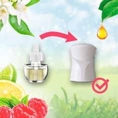 Air wick Tekutá náplň do elektrického osviežovača vzduchu - Maliny a kvety citrusov 19 ml