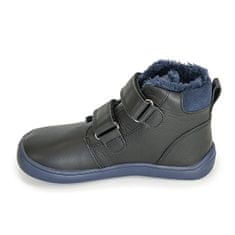 Detská zimná barefoot vychádzková obuv Deny čierna (Veľkosť 30)