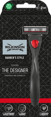 Wilkinson Sword Barbers Style holiaci strojček s 5 diamantovými čepieľkami, 2ks náhradné (W302121700)