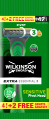 Wilkinson Sword Extra Essential 3 Sensitive jednorazový holiaci strojček 6ks (W302463000)