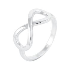Brilio Silver Módny strieborný prsteň Nekonečno 421 001 01662 04 (Obvod 55 mm)