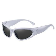 VeyRey Slnečné okuliare Telos Steampunk Čierna sklíčka biela Universal