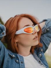 VeyRey Slnečné okuliare Gezrel Steampunk Oranžová,Žltá sklíčka biela Universal