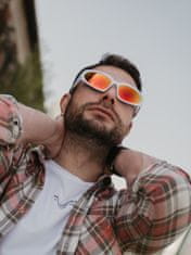 VeyRey Slnečné okuliare Gezrel Steampunk Oranžová,Žltá sklíčka biela Universal