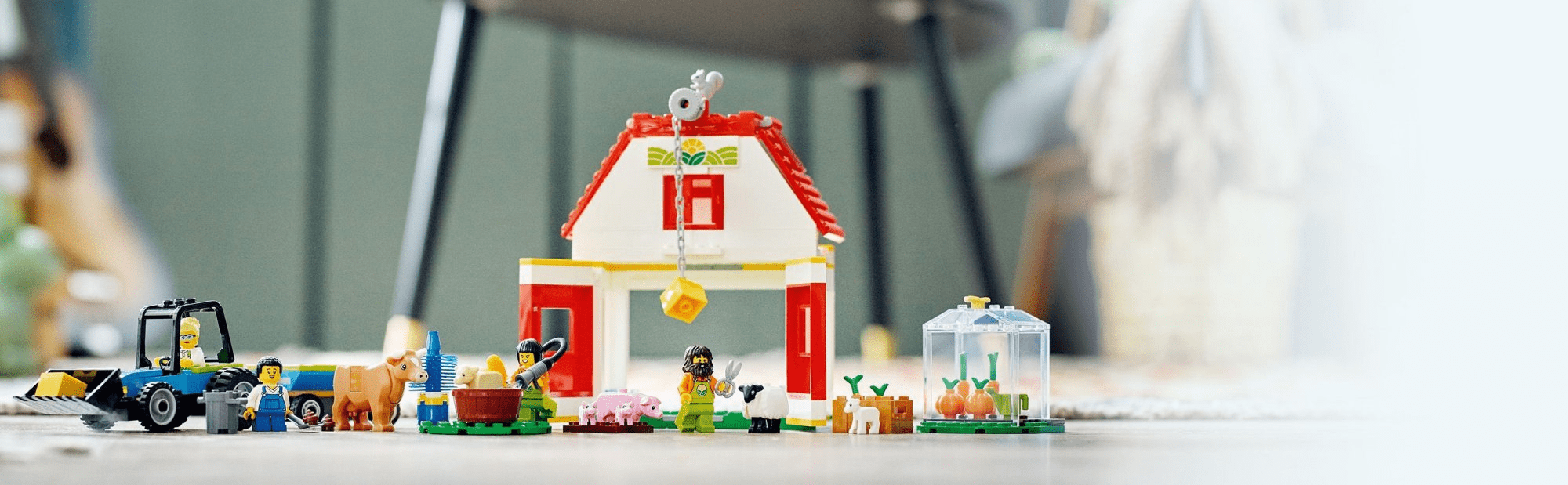 LEGO City 60346 Stodola a zvieratká z farmy