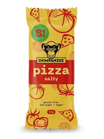CHIMPANZEE Tyčinka Salty Bar 50g pizza bez lepku